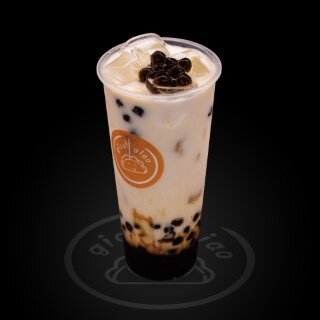 Latte fresco con zucchero bruno — bubble tea di GiaoGiao a Firenze