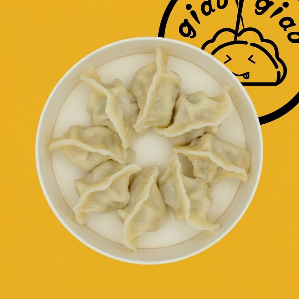 Ravioli con carne di maiale e crauti — ravioli cinesi fatti a mano da GiaoGiao a Firenze