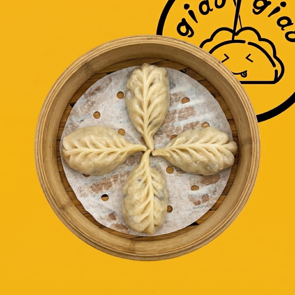 Ravioli vegetariani - 10 pezzi — ravioli cinesi fatti a mano da GiaoGiao a Firenze